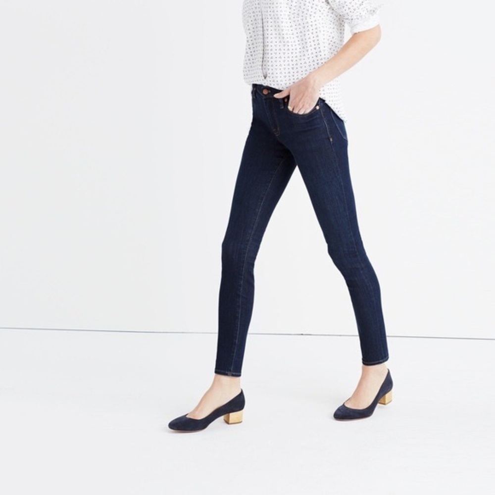Madewell 9” Skinny Hi-Rise in Larkspur Wash